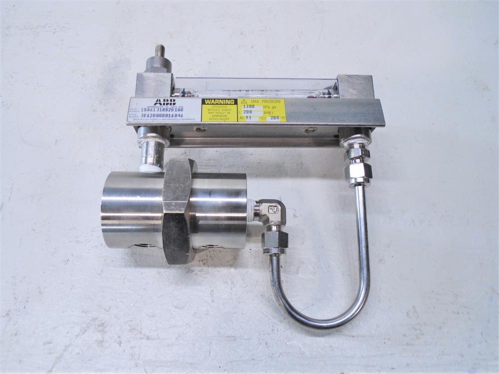 ABB Stainless Steel Flowmeter Assembly 10A6131NB2B1A0